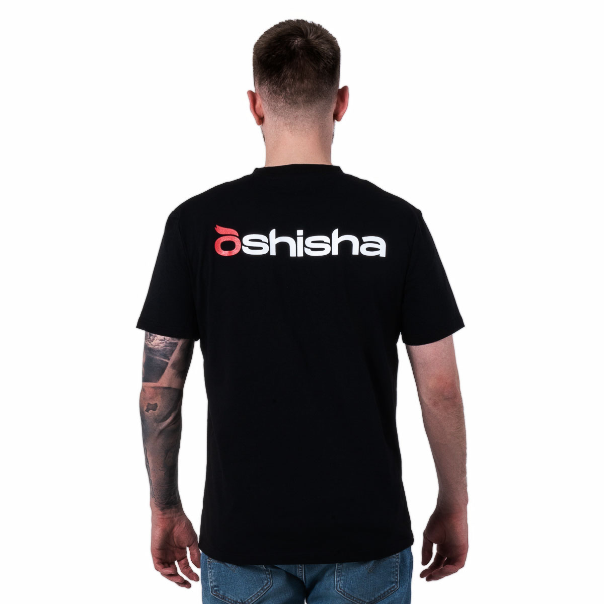 Фирменная футболка Oshisha L (чёрная)