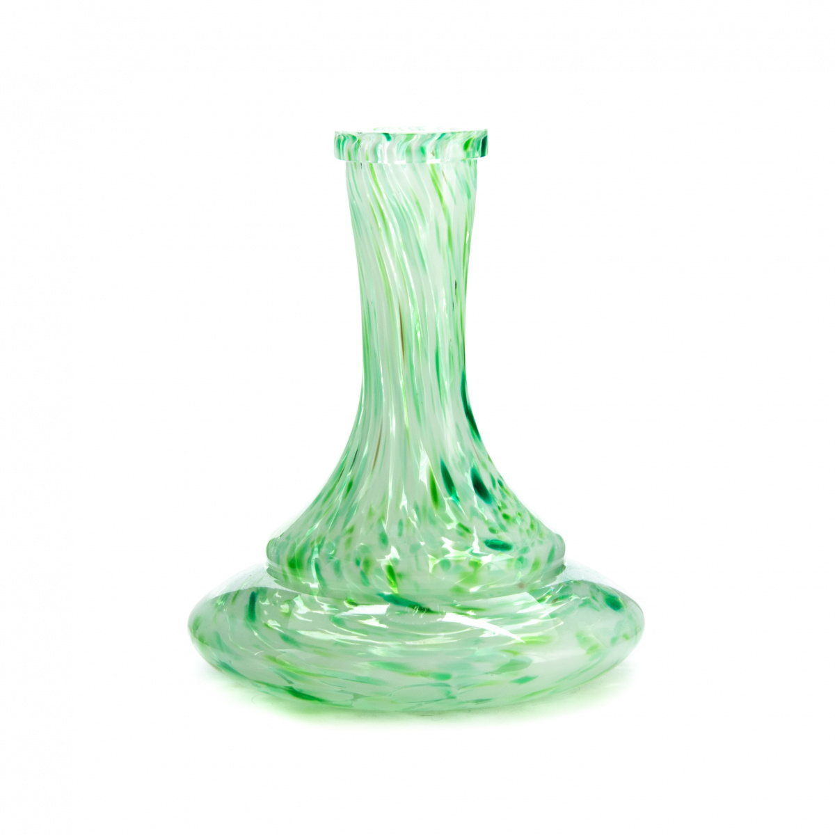 Колба Vessel Glass Эллипс крошка бело-зелёная