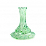 Колба Vessel Glass Эллипс крошка бело-зелёная